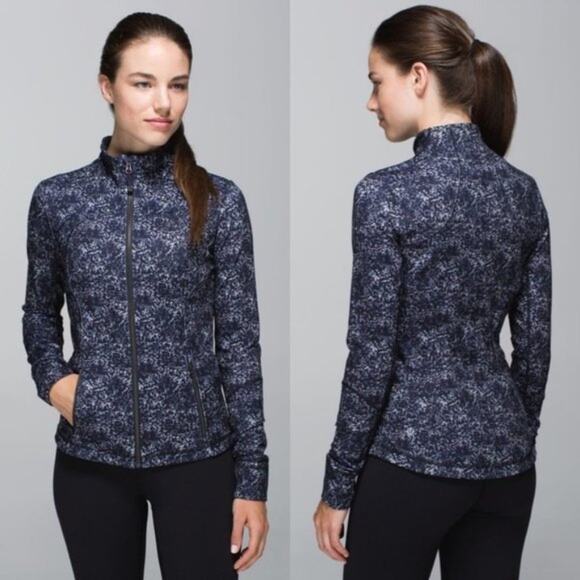 Lululemon Forme Jacket Rocky Road Sand Dune Toothpaste Size 8 - Picture 11 of 11